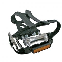 EVO Adventure SL Plus Pedals with Toe Clips and Straps