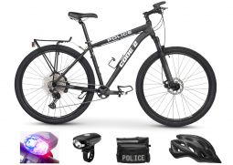 CODE BIKES - Code 2 29er Police Mountain Bike with Lights Bag and Helmet
