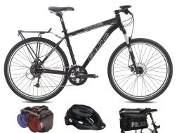 Fuji Special 27.5" Police Bike with Lights Bag and Helmet
