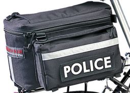 Bushwacker Bicycle Trunk Bag - Police Security Sheriff EMS Decals