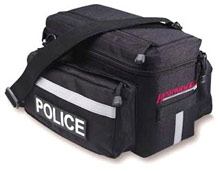 bushwhacker police bicycle trunk bag