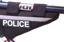 police bike frame bag