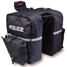 police bike pannier bag set