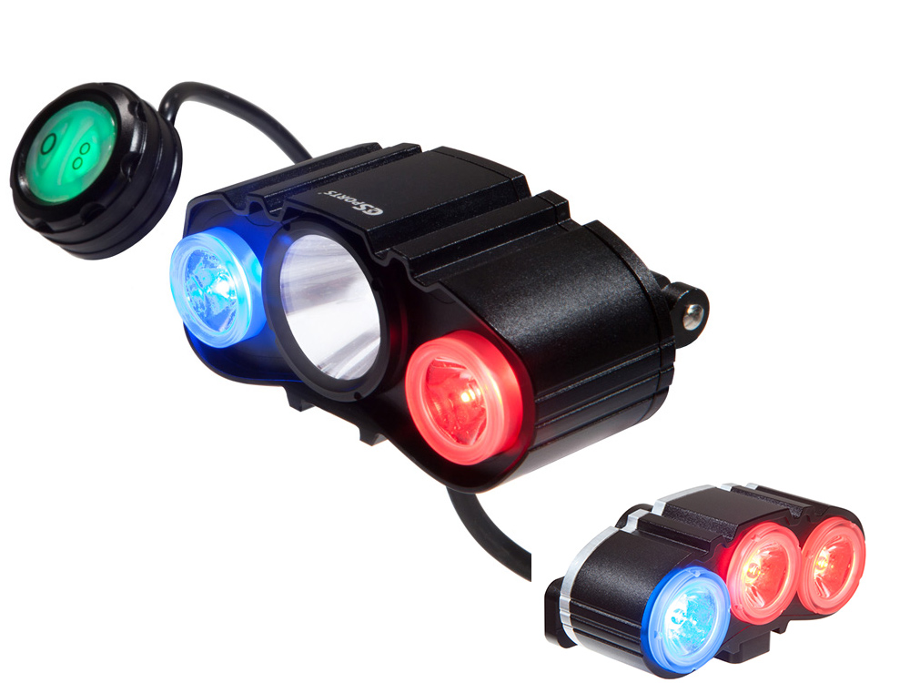 MaxPatrol-600 DLX Police Bike Light C3Sports : Police Bike Store